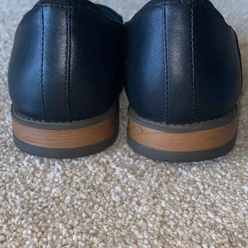Dr Scholls “Jettison” Minimalist Women's Black comfort Loafers size 8.5 M